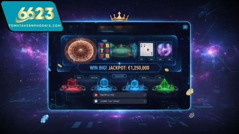 Trải nghiệm thực tế tại casino 6623